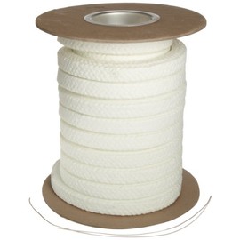 Palmetto 1347AF Series Synthetic with PTFE & Lube Compression Packing Seal, White, 1/4" Square, 25' Length