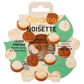 Florame Le Duo Parfumé Noisette Lip Balm 15 ml + Organic Hand Cream 30 ml