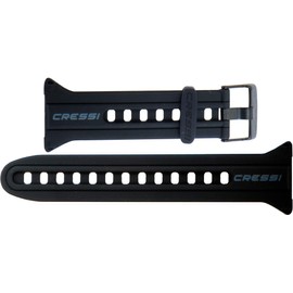 Cressi Watchband for Goa, Black/Grey