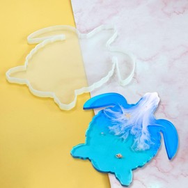 SEWACC 3pcs Hand Molds Octopus Decor Sea Decor Marine Animals Keychain Mold DIY Mold DIY Resin Tray Molds Resin Molds Molde De para Resina Epoxy 3D Ocean Decorate Silica Gel