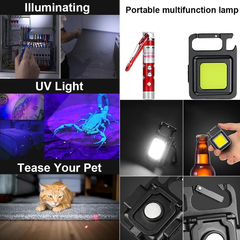 Flashlights LED High Lumens Rechargeable, Heavy Duty Powerful Flashlight, Super