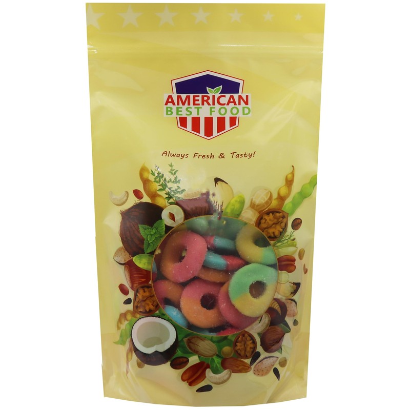 Rainbow Neon Gummy Ring (2.5 Pound)