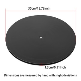 HSTECH HSTECH 14 Inch Heavy Duty Rotating Swivel Stand - Lazy Susan with Steel Ball Bearings for Model Base/Rotating Plants/Crafts Stand Monitor/TV/Monitors/Potted Plants (360? Rotation)