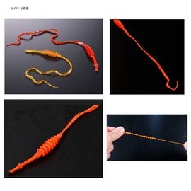 JACKALL F229 Curl Finesse Worm Tie, Super Keimura Squid Pearl