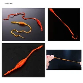 JACKALL F229 Curl Finesse Worm Tie, Super Keimura Squid Pearl