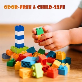 Juego de bloques Battat Bristle Blocks de 113 piezas