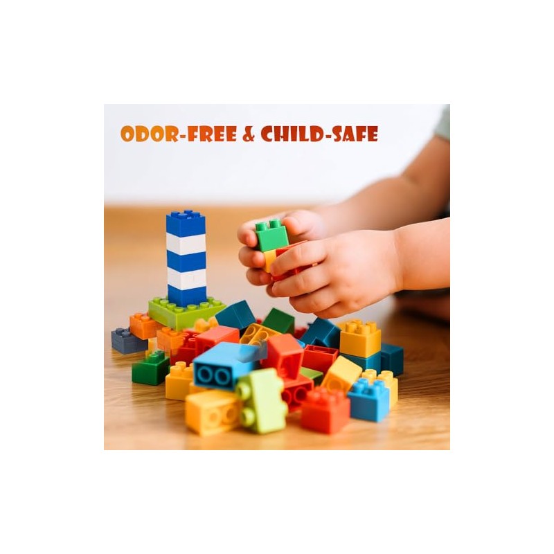 Juego de bloques Battat Bristle Blocks de 113 piezas