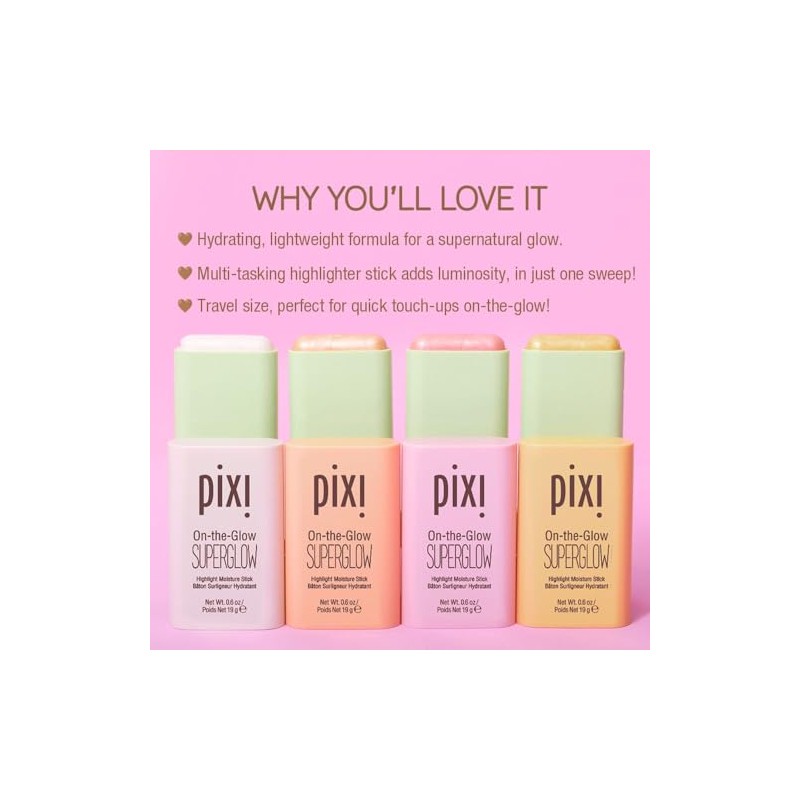 Pixi Iluminador Highlighter Superglow - Petal Dew