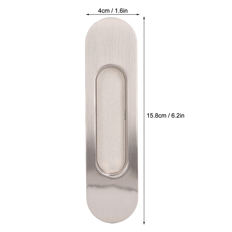 Sliding Door Handles Set Smoothing Surfaces Aluminum Alloy Closet Door