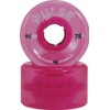 Atom Pulse Outdoor Quad Roller Skate Wheels, 65mm, Pink, 78A