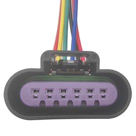 HAKAWAFLY Accelerator Pedal Position Sensor Connector Wiring Harnesses 13584094 Plastic Socket 1 PCS