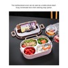 Stainless Steel Lunch Box Office Worker Student Children's Canteen Compartment