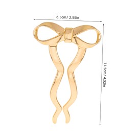 Baluue U Shaped Bowknot Hair Sticks French Twist Hair Forks Durable Updo Styling Pins for Women with Fine Craftsmanship and Robust Construction