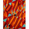 HongyuAmy African Print Sleeveless Dress Ankara Lace-up Dress Wax Fashion