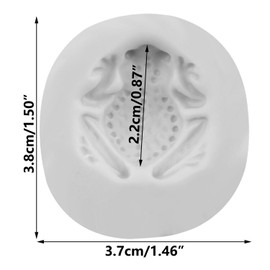TAOXIBEI Toad Polymer Clay Mold Frog Silicone Molds for DIY Crafts Air Dry Plaster Polymer Clay Epoxy Resin Casting Jewelry Making