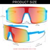 NIDOVIX Kids Baseball Sunglasses for Girls Boys Toddler Age 2-12,