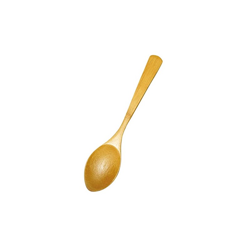 Marujyu Folk Craft Bamboo Curry Spoon, Total Length 7.9 inches