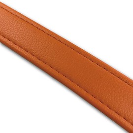 grondement (gurondoman) Universal Leather Belt (tandemuberuto, etc.) Orange Stitching: Transparent Length: 64 cm Width: 2.5 cm