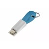 Lucky Line U15130 Micro Charging Cable Blue 1 Per Pack
