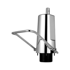 AOOCHU Chair Hydraulic Pump Barber Salon Lift Pumps Office Chair Cylinder Replacement Heavy-Duty Gas Lift Cylinder Adjustable Height 4.3In Holds 440Lbs for Bar Beauty Salon Hair Salon (Silver)