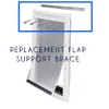 Dog Door Flap Support Brace for PetSafe Replacement Flap. Easy