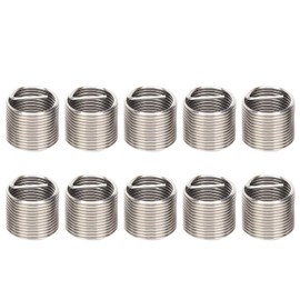10Pcs Thread Inserts, M16x1.5 Male Female Reducing Nut Repair Tool Stainless Steel Wire Fastener(1.5D)