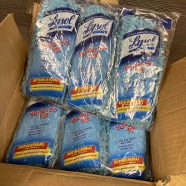 Lysol 12 Pack Lysol Microfiber Mop Refill Brand New