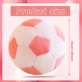 PLNVNVP Plüsch Fußball Spielzeug,Fußball Plüschtier Spielzeug,Sport Themenkissen für Kinderzimmer Dekoration-18cm
