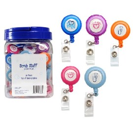 Scrub Stuff - Medical Print Retractables Tub of 36 Pieces - -