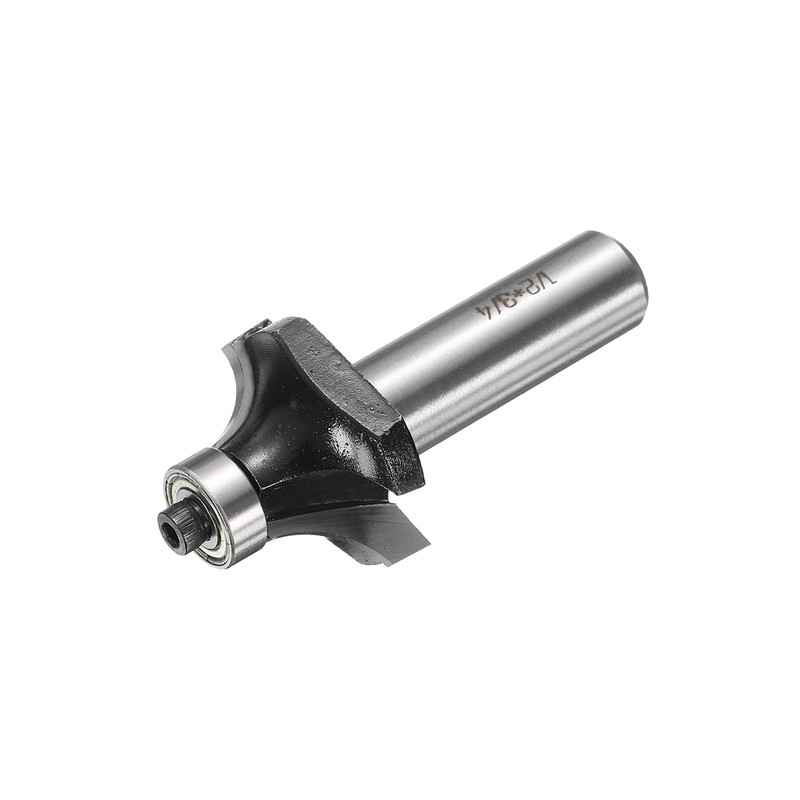 sourcing map Roundover Router Bit 1/2" Shank 3/4" Cut Diameter