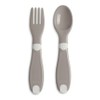 Chicco First Baby Cutlery, Neutral, Fork & Spoon, Small, Lightweight,