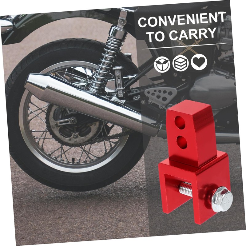 GRIRIW 2pcs Motorcycle Rear Riser Height Extension Device Easy Installation