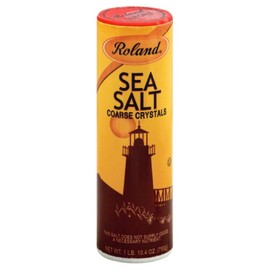 Roland Sea Salt Coarse Crystals from the Mediterranean Sea - 26.4 oz