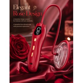 Rose Suction Toy for Women, Pussy Pump Multi-Cup Vacuum Stimulator Kit