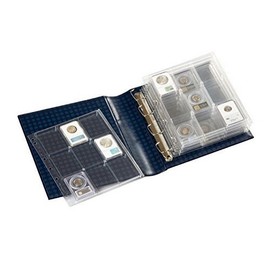 Classic Grande G Binder for 54 Certified Coins and Slab-Style Coin Holders PCGS, NGC, Lighthouse, Premier, Little Bear Elite Black