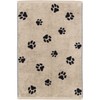 Cawö Home Hand Towels We Love Dogs Paws 6247 Black