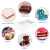 Huoshange 6 Pack 19x14x4 Inch Auto-Popup Large Rectangle Cake Boxes