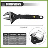 HOPESPANNER Universal Adjustable Spanner Wide Jaw Opening Wrench Automotive Tool