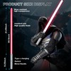 CHLDYCST Lightsaber,2 in 1 Dueling Light Sabers with Metal Hilt