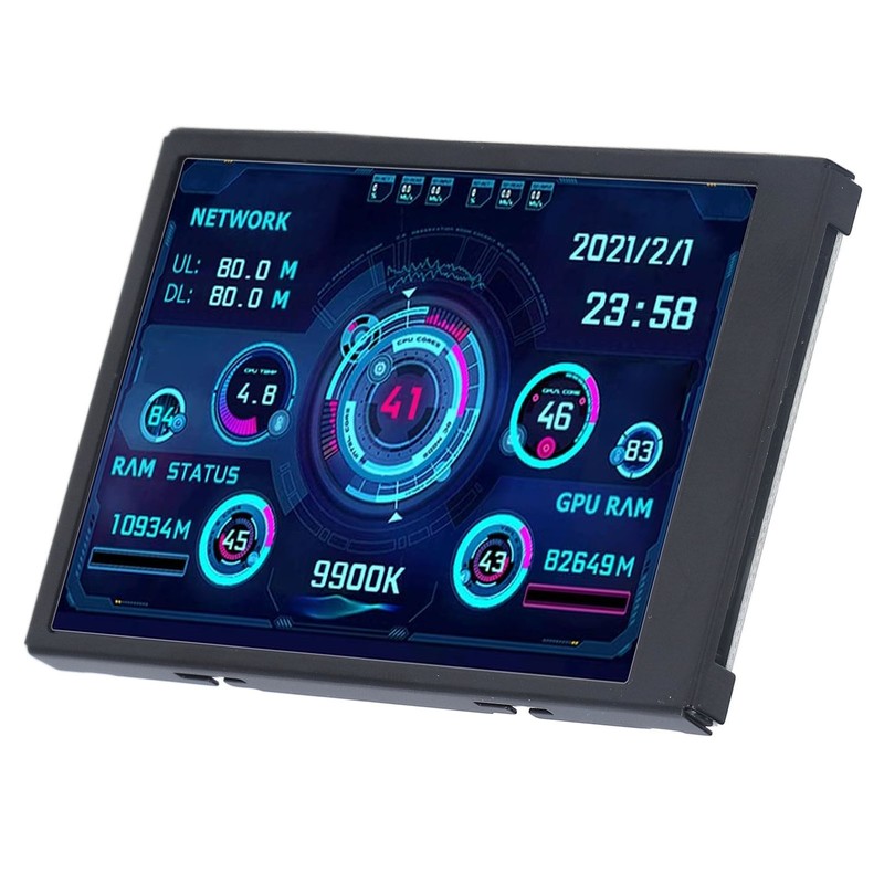3.5in Display Screen Monitor Set 360° Rotatable IPS Full View
