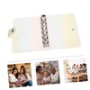CAXUSD Personal Planner Protector Loose-Leaf Journal Binder 6 Ring Scrapbook