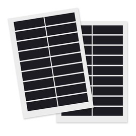 1.75" x .5" Small Rectangle, Adhesive Striker Match Striker Stickers for Easy Match Lighting (36)