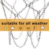 Basketball Net, Stainless Steel Braided Chain Heavy Duty, Standard Basketball