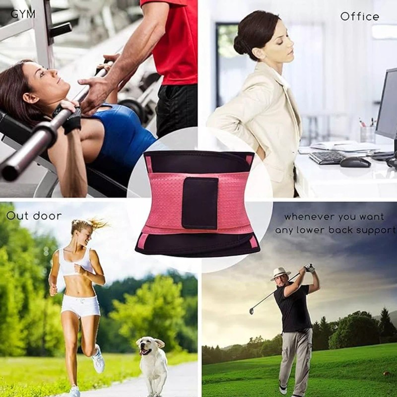 Lecute Faja Deportiva Doble Compresion Gym Moldear Cintura