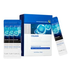 FARMSTAY COLLAGEN WATER FULL MOIST SLEEPING MASK Intense Moisturizing Locks in Moisture Overnight Mask 0.13 fl oz X 20pcs