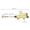 Motorcycle Rear Brake Master Cylinder Pump Metal for Sunl 110cc