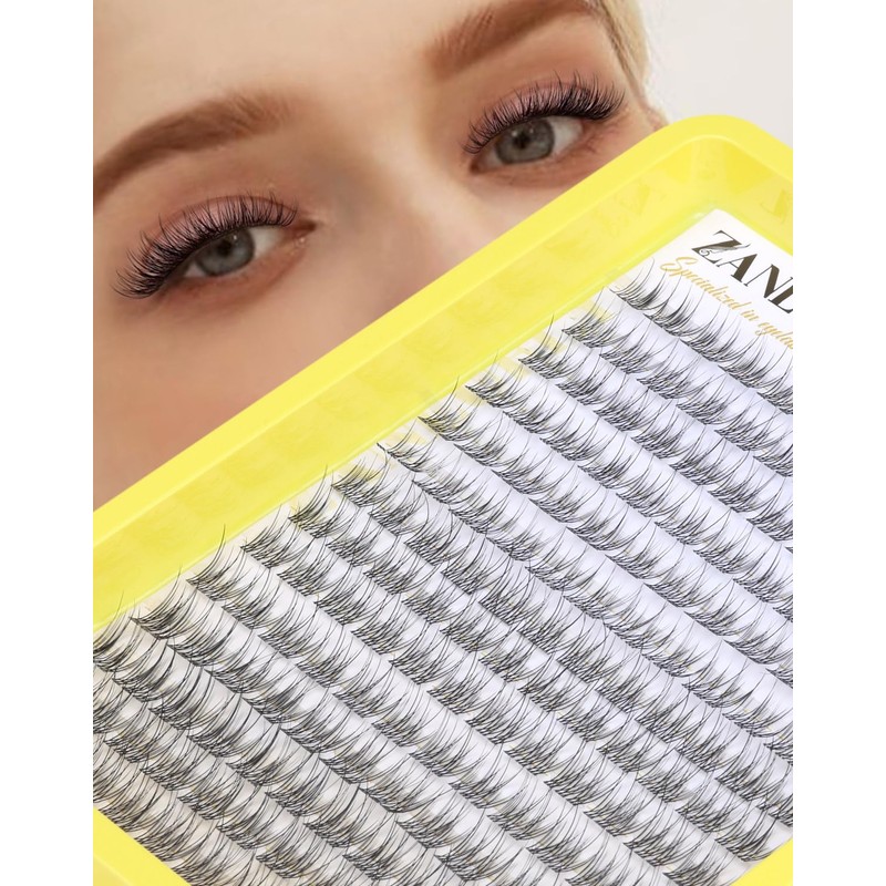 Cluster Lashes Natural Eyelash Clusters CC-Curly Eyelash Extension Wispy Individual