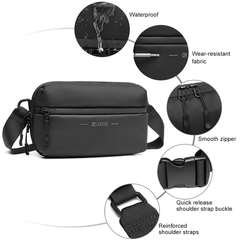 Waist Fanny Pack Men Fashion Bum Bag with Adjustable Belt