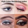 Silver Glitter Eyeliner,Liquid Glitter Eyeshadow,Gli-Tter Eyeliner,Silver Eyel-Iner,Quick-Drying,Waterproof And Sweat-Proof,Radiant And