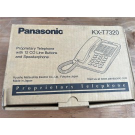 Panasonic KX-T7320 7320 12-Button Speaker phone (WHITE) *New in original box